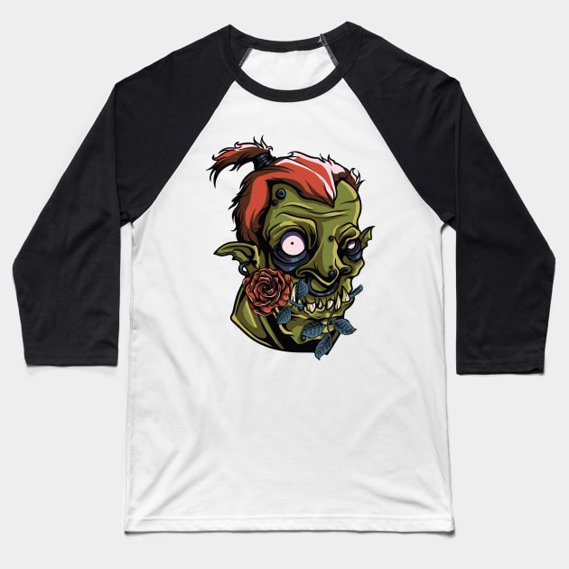 Zombie Baseball T-Shirt by inkExtreme